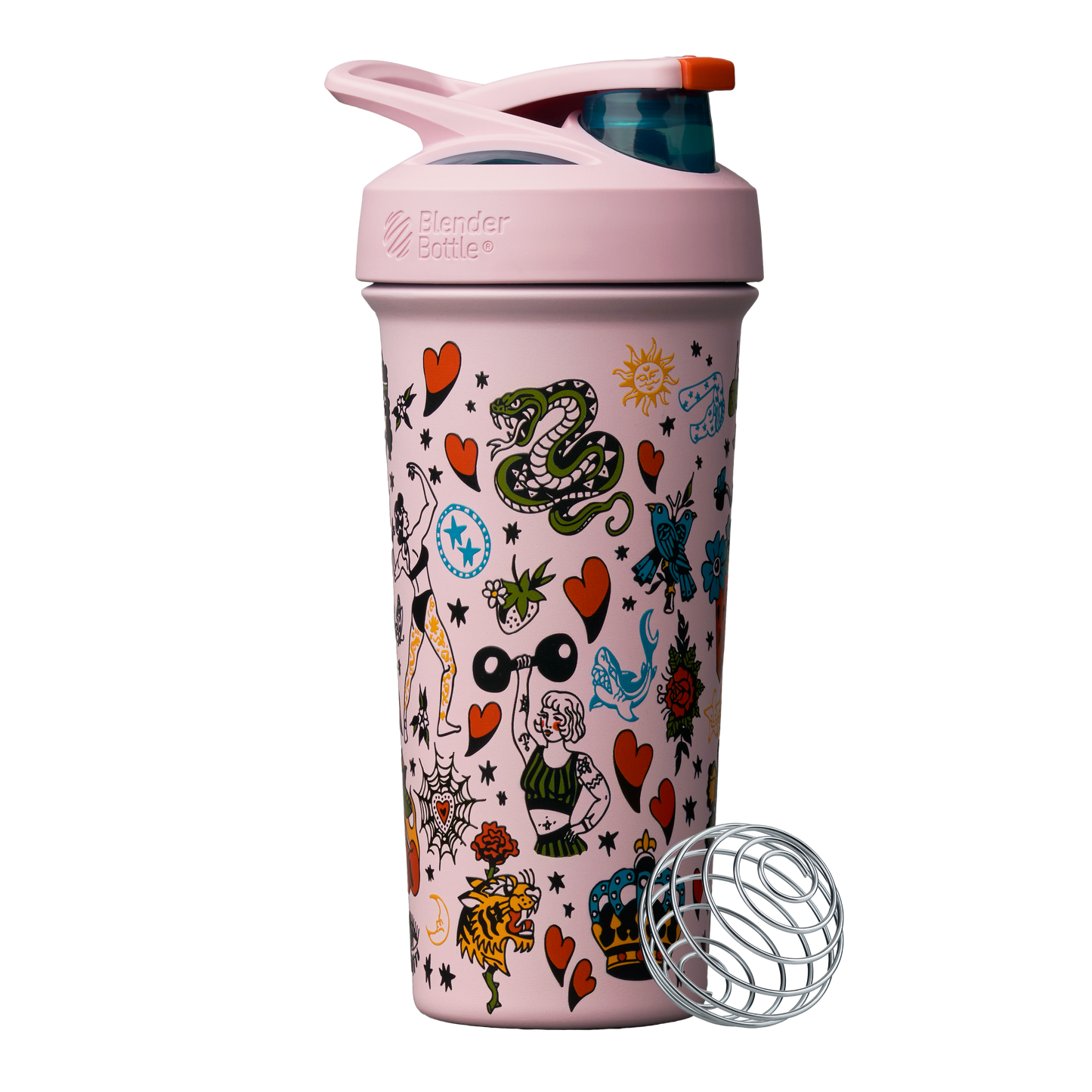 Pretty In Ink Sport Sleek Stainless Shaker