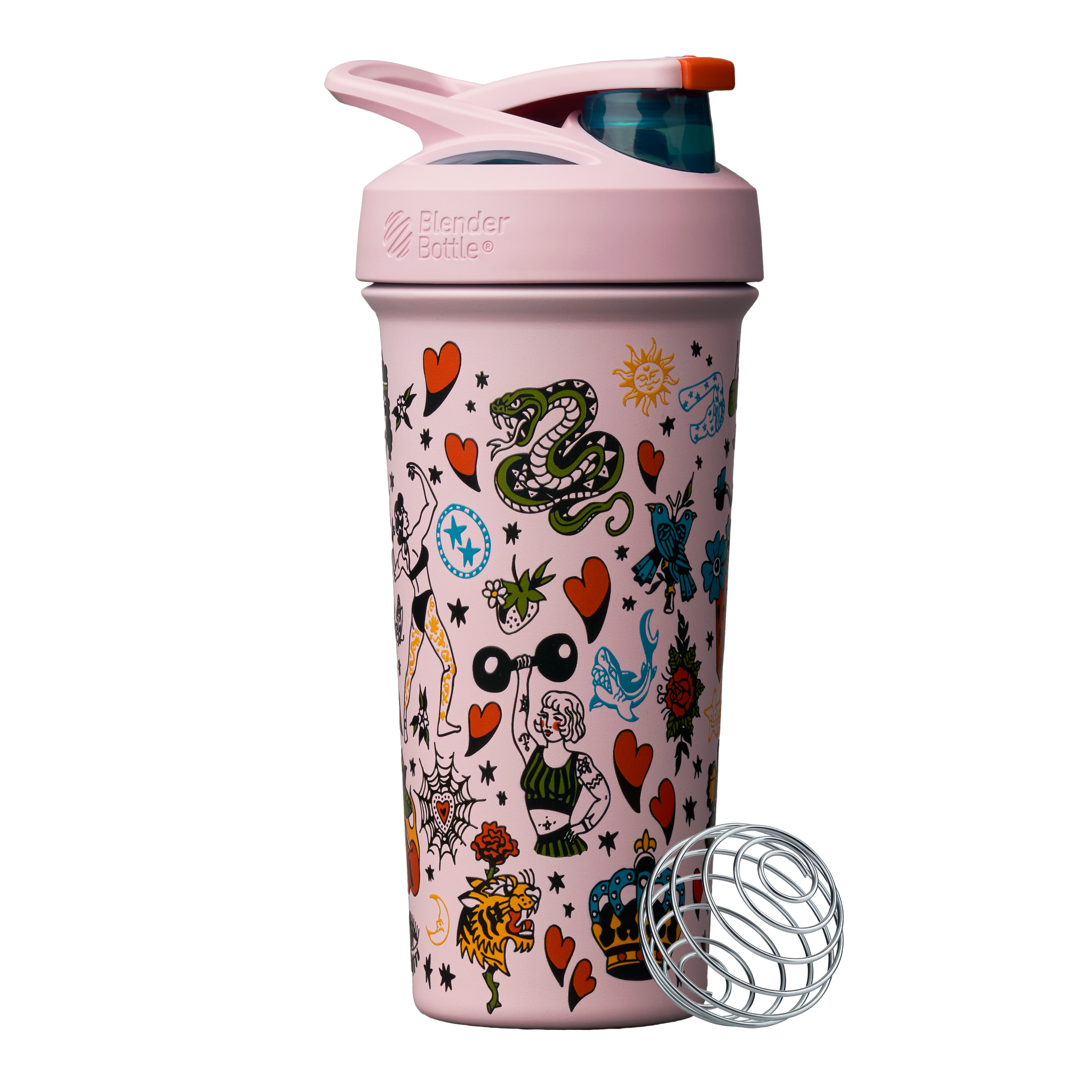 Pretty In Ink Sport Sleek Stainless Shaker