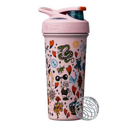 Pretty In Ink Sport Sleek Stainless Shaker